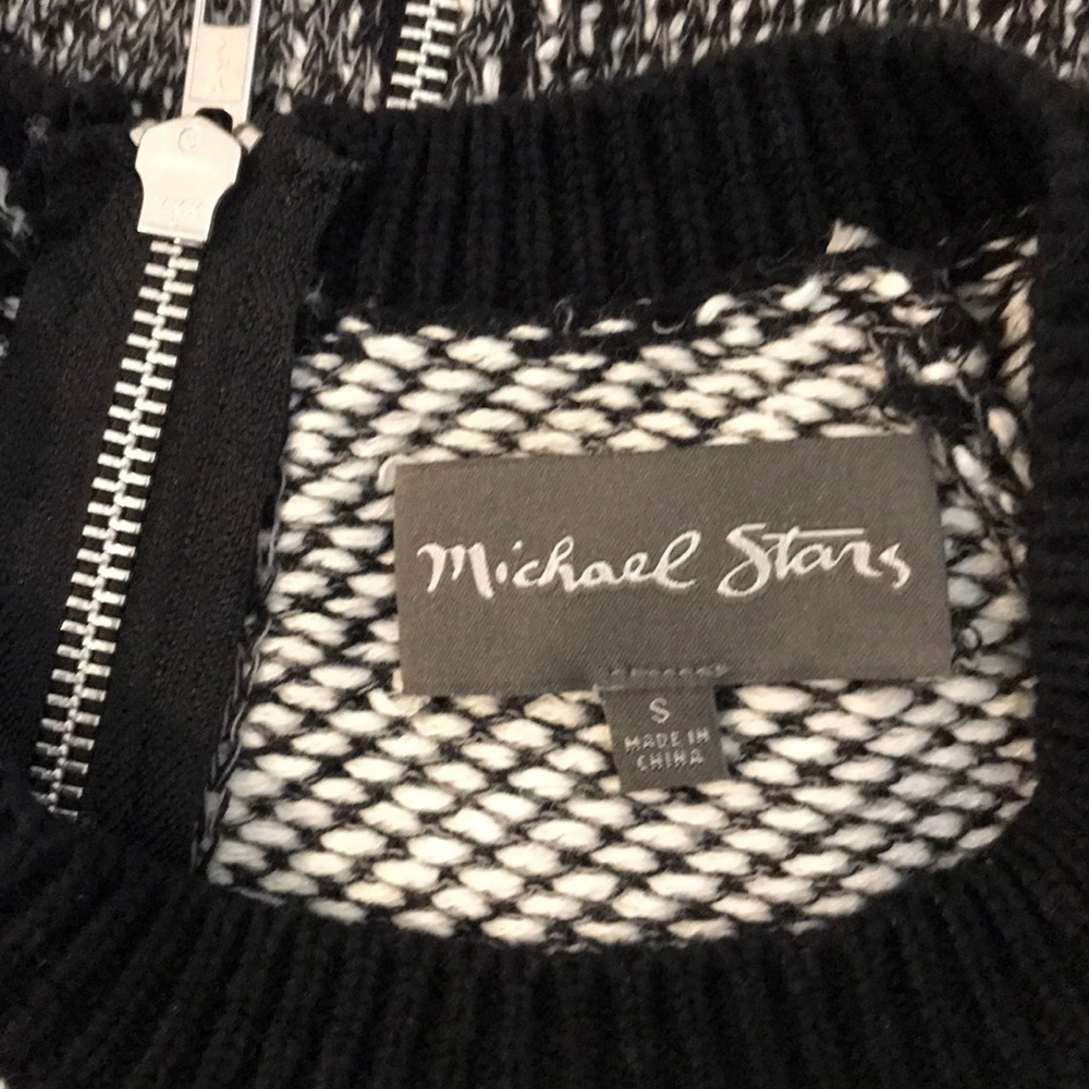 Michael Stars High Low Zip Back Sweater - Picture 7 of 9